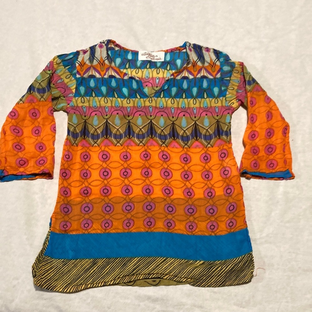 Antica‎ Sartorial Colorful Kids Casual Dress | Beach Cover Up